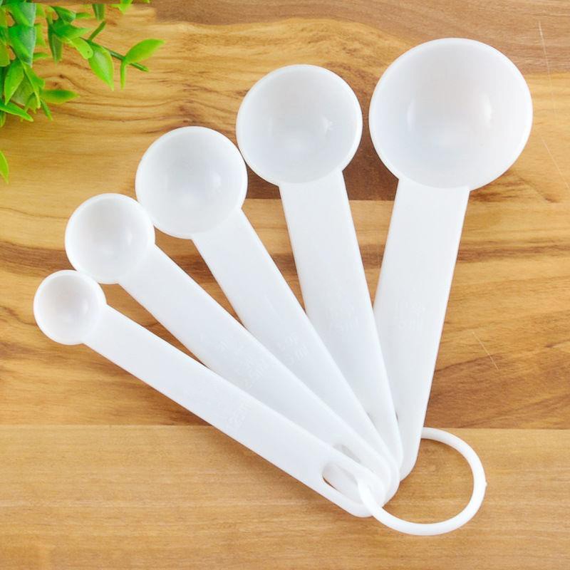 Aihogard Sendok Takar Cup Measuring Spoon 5 PCS - S301 - White