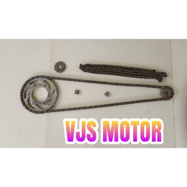 Gear gir set depan blakang dan rante MX KING 150 pnp JUPITER MX 150 ORIGINAL ASLI YAMAHA
