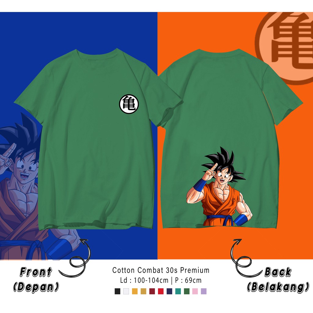 DRAGON BALL  / TERMURAH BAJU KAOS KATUN WANITA/ PRIA UNISEX LENGAN PENDEK / TUMBLR TEE /  OVERSIZE