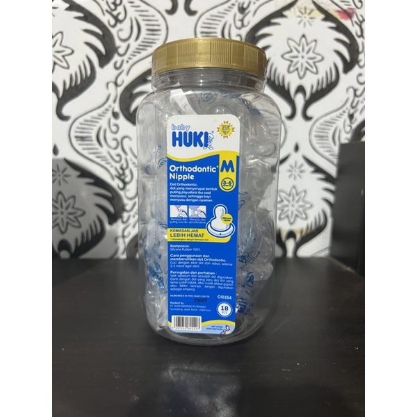 Huki Nipple Silicone Dot Bulat &amp; Gepeng - Dot Botol Susu Bayi