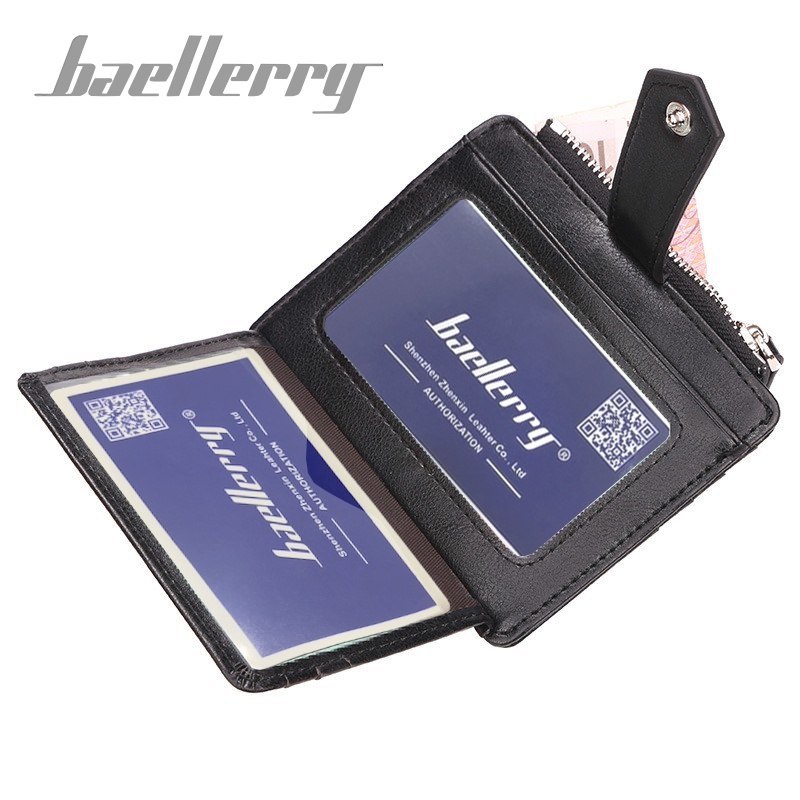 BAELLERRY K9102 Dompet Kartu Pria Bahan Kulit PU Leather Premium WATCHKITE WKOS