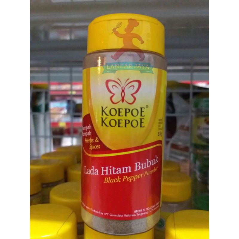

Koepoe Koepoe Lada Hitam Bubuk/ Lada Bubuk Hitam Merica 83gr