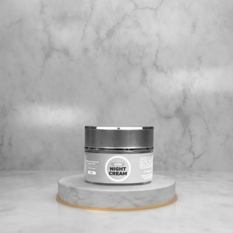 ACNE NIGHT CREAM | BENING'S SKINCARE SAMARINDA | Krim malam untuk wajah berjerawat