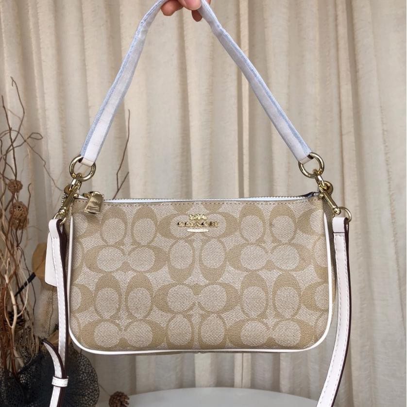 YSZJF/Coach36674 Original Double long shoulder strap bag single messenger shoulder bag wanita