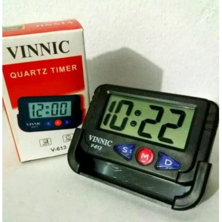 Jam Mobil Digital VINNIC QUARTZ TIMER V-613 harga murah