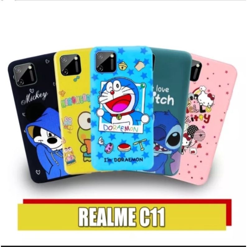 Case Realme C35 C20 C21 C21Y Softcase Karakter Terunik / Casing Animasi Kartun