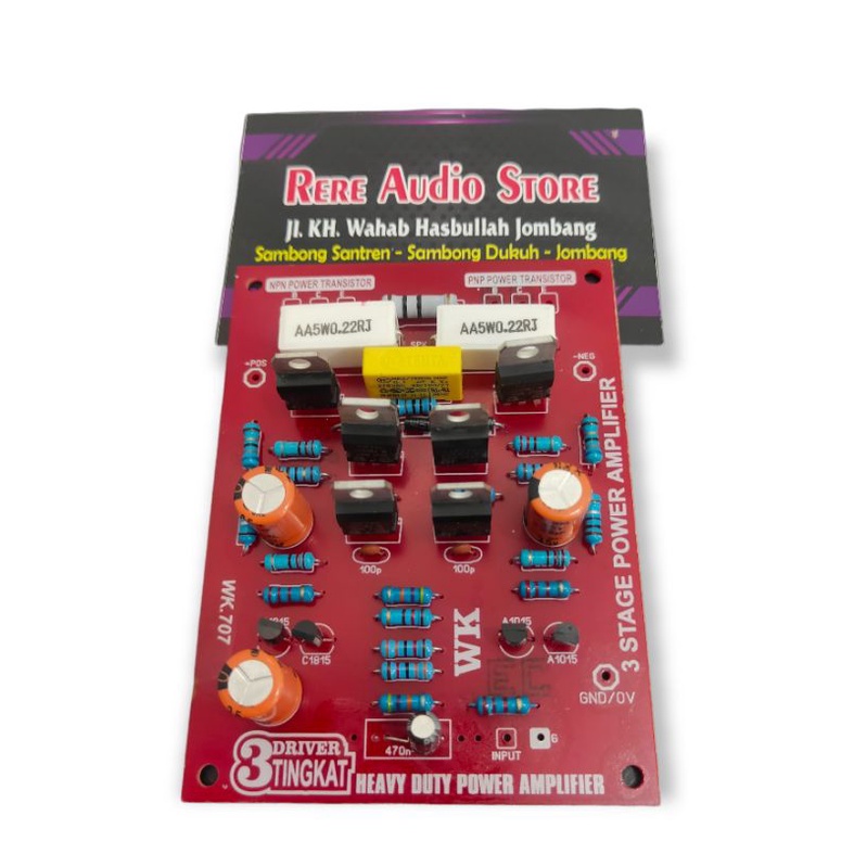 Kit Driver 3 Tingkat 3T Mono Power Amplifier Terbaik