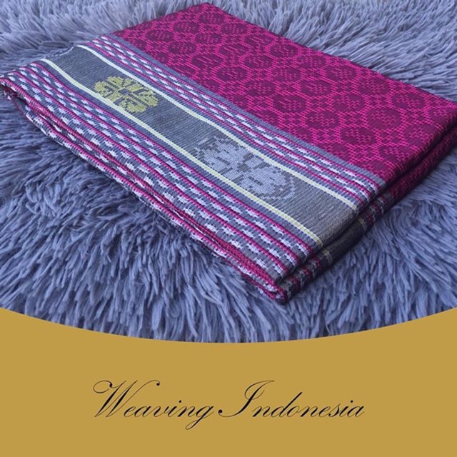 Tenun Songket Baron Pink Fanta