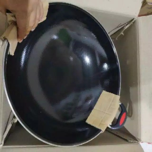 Wok Penggorengan Serbaguna Wajan Enamel Anti Lengket 34 Cm