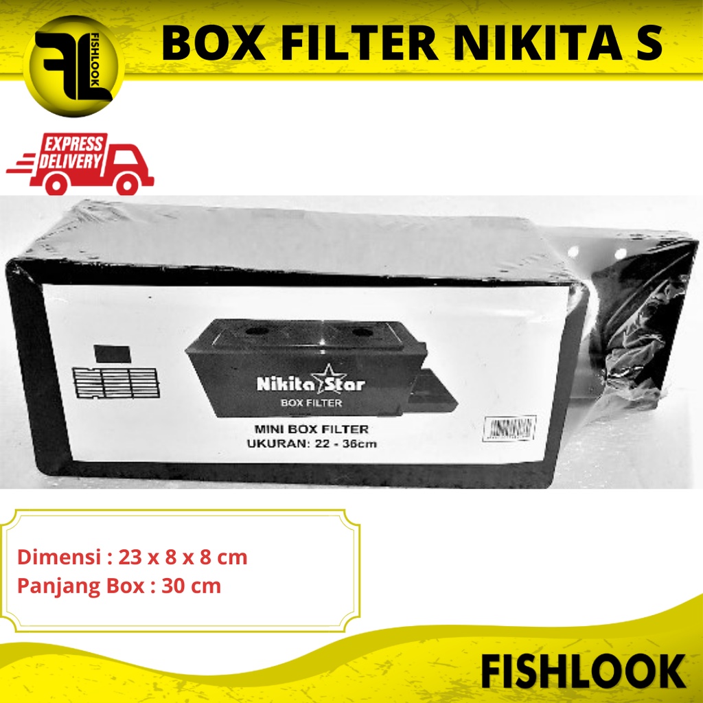 BOX FILTER MINI NIKITA STAR S Mini Untuk Aquarium Atau Aquascape Kecil