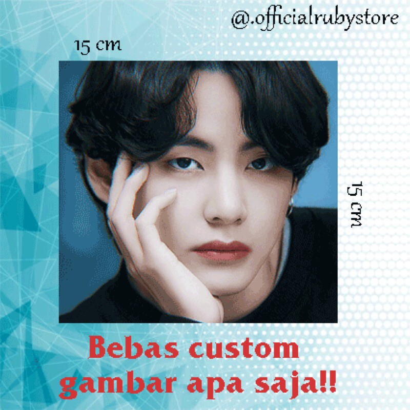 Jual Stiker 15x15 Cm Custom Tanpa Min Order Kpop Non Kpop Harta Tahta Bebas Shopee Indonesia 6435