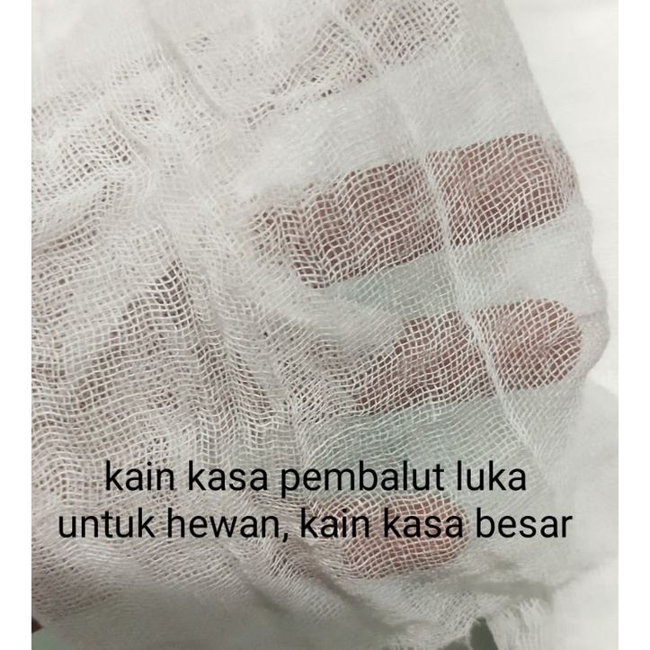 Kain kasa besar 15 cm untuk perban luka hewan