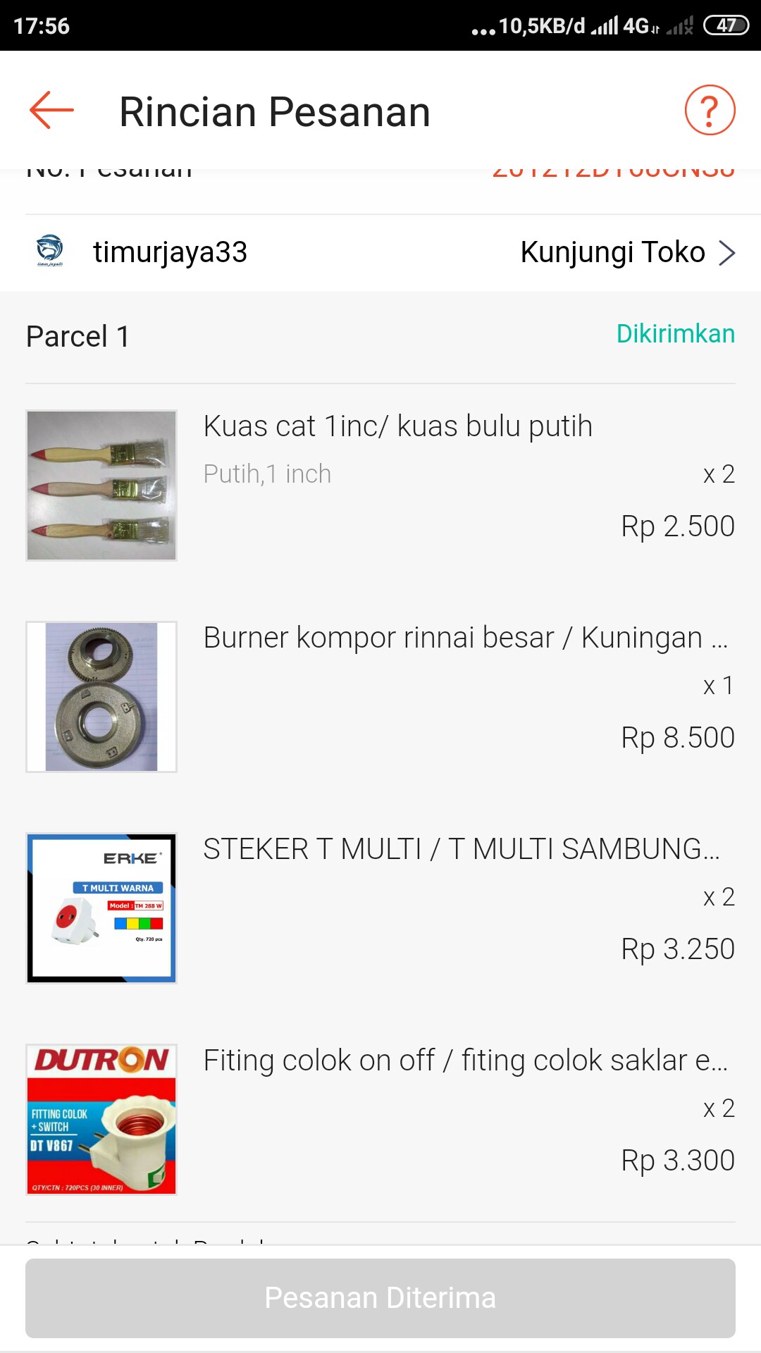 Burner Kompor Rinnai Besar / Kuningan Kompor Rinnai Besar