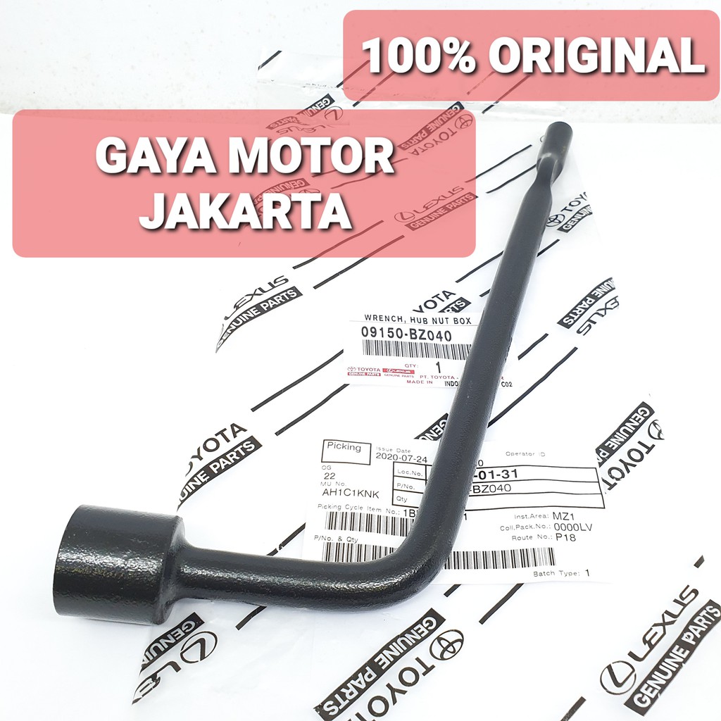 Kunci Roda - Putaran Gagang Dongkrak 21mm Avanza-Rush-Agya-Calya Asli