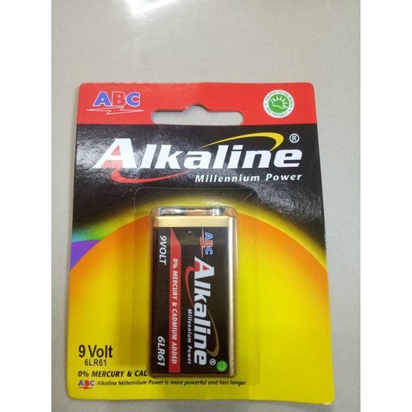 NA - Battery Kotak 9V Alkaline Original Baterai 9 Volt