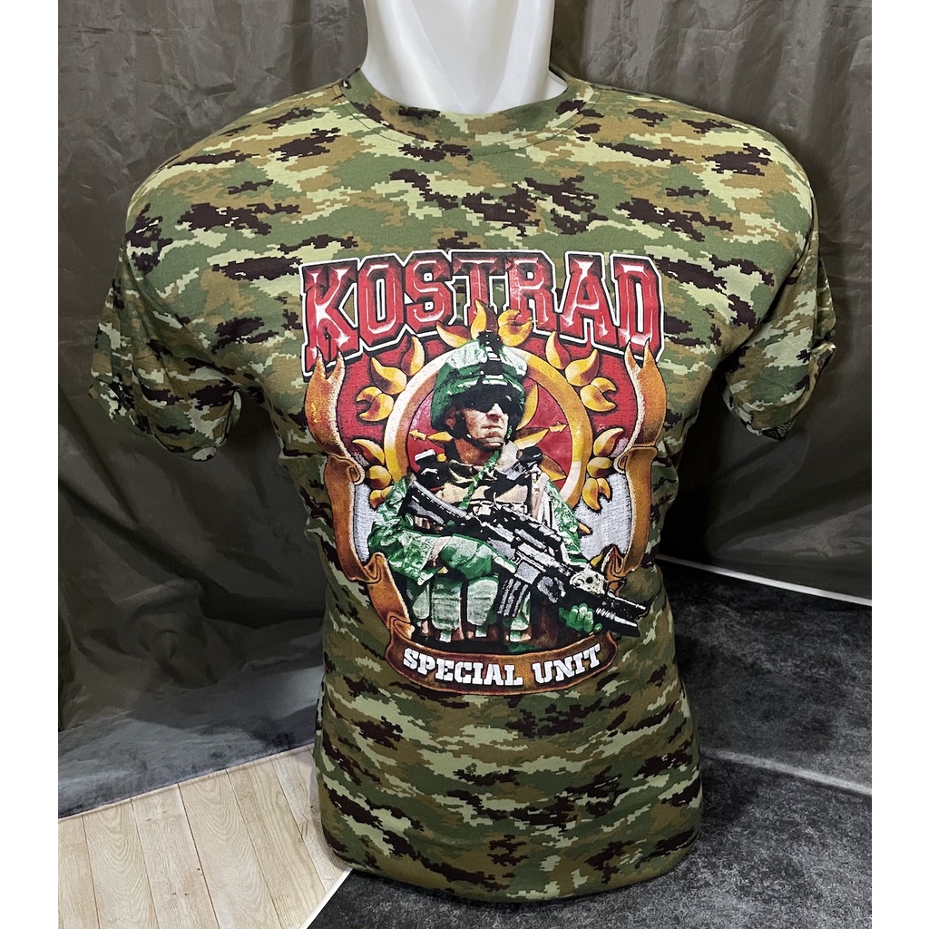 Kaos Loreng Kostrad Kaos Loreng Army Kaos Loreng Kostrad Linud