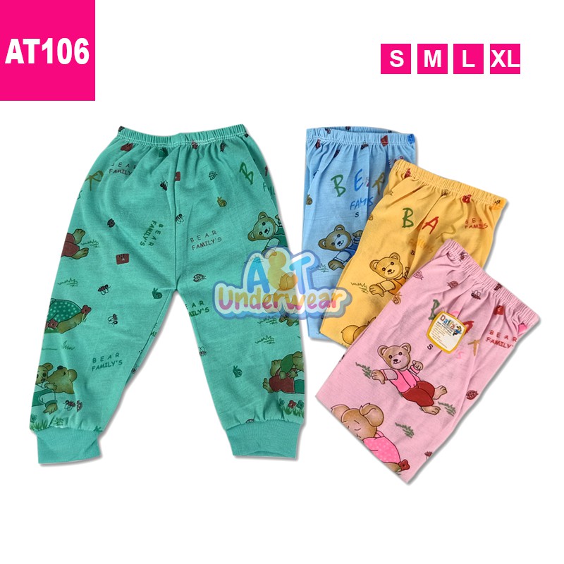 AT106-Daffa (6pcs) celana panjang bayi karakter S M L XL