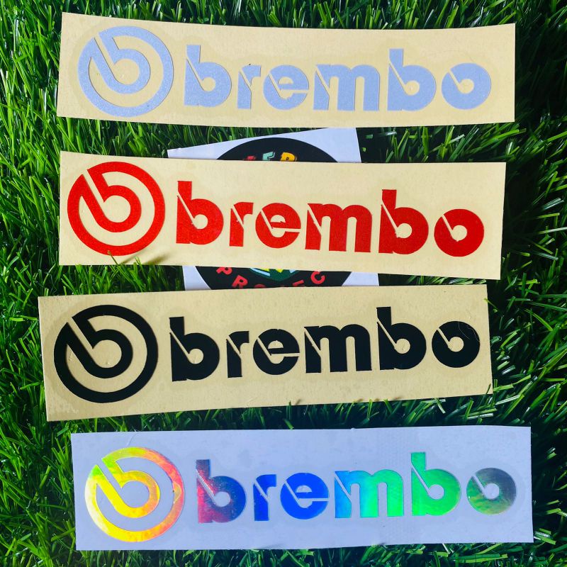 Stiker brembo sticker cuting pengereman BREMBOO 1PCS variasi motor