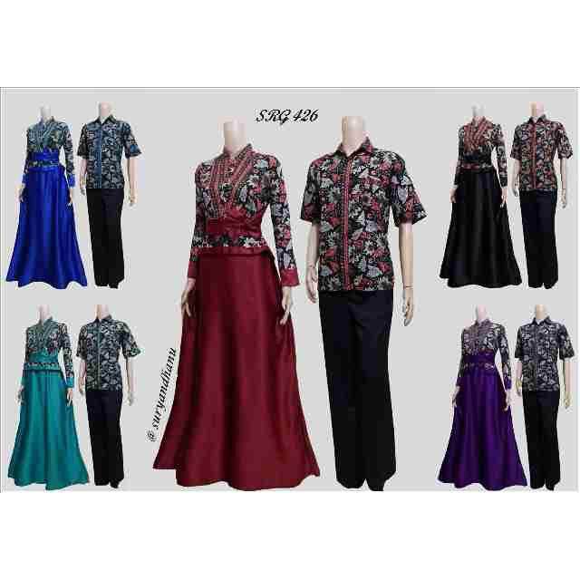 batik sarimbit gamis  426 baju  batik modern  batik couple 