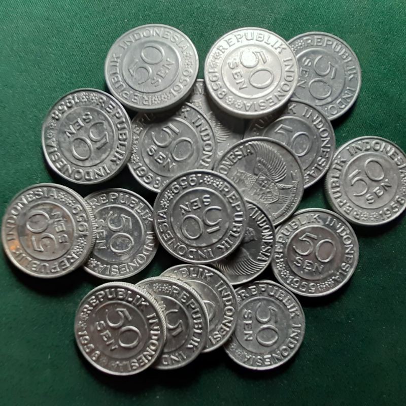 uang koin 50 sen