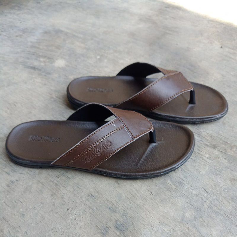 sandal Kickers 04/sandal kulit pria/sandal cowok terbaru/sandal murah/sandal fashion/sandal casual