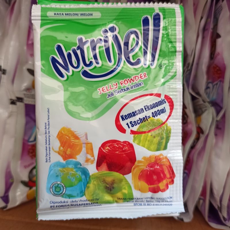 

Nutrijell Jelly Powder Serbuk Instan Rasa Melon 10 Gr