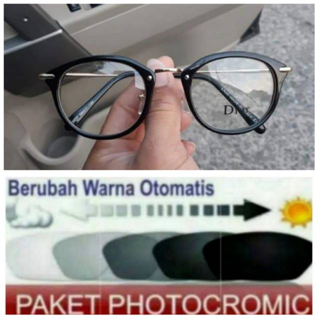 Frame Kacamata Wanita Terbaru Free Lensa Photocromic Anti UV Minus Dan Plus, Kacamata Harlow 8937