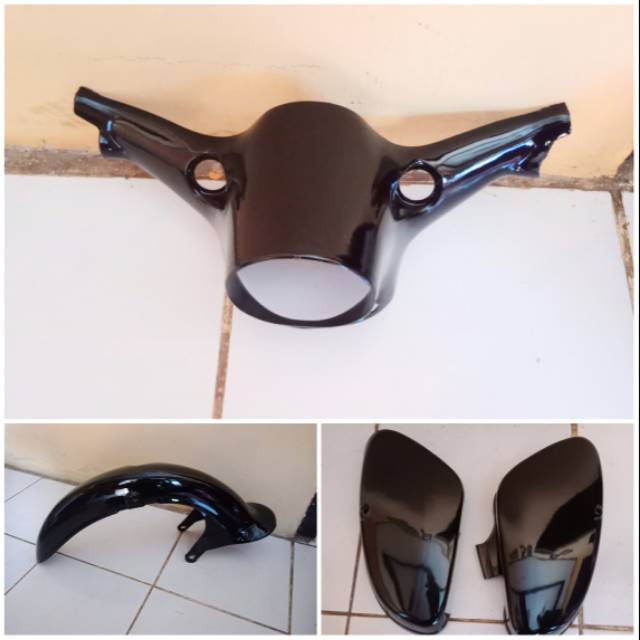 Batok bawah +slebor depan c70+bok aki c70