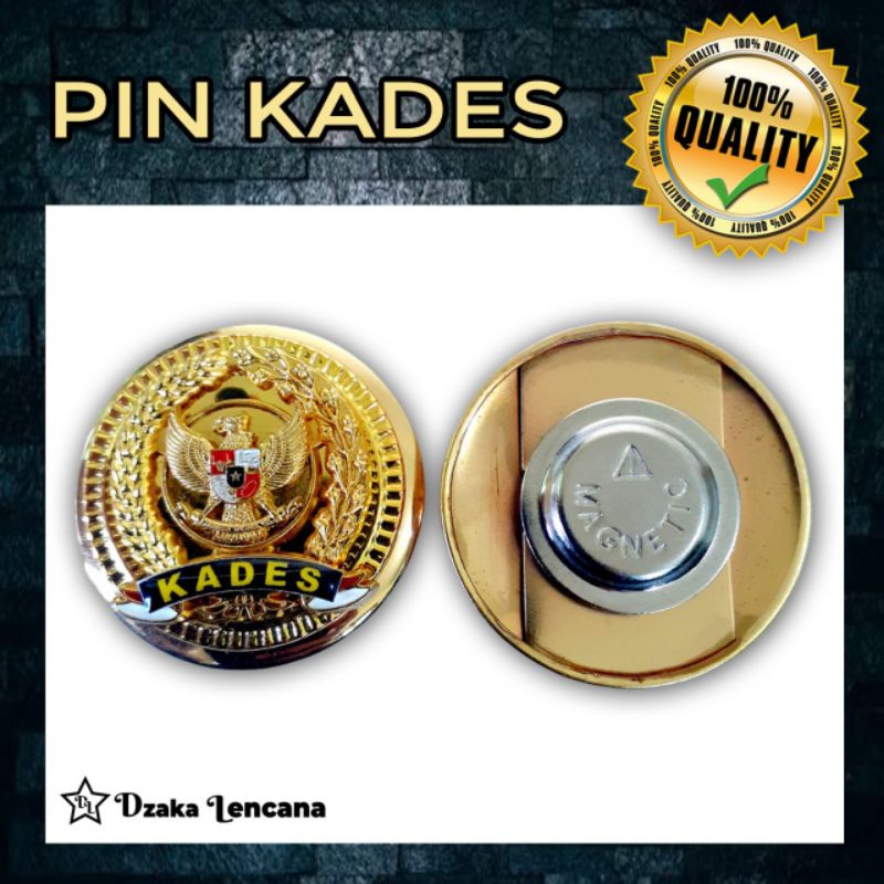 PIN KADES MAGNET - LENCANA KADES - JENGKOL KADES