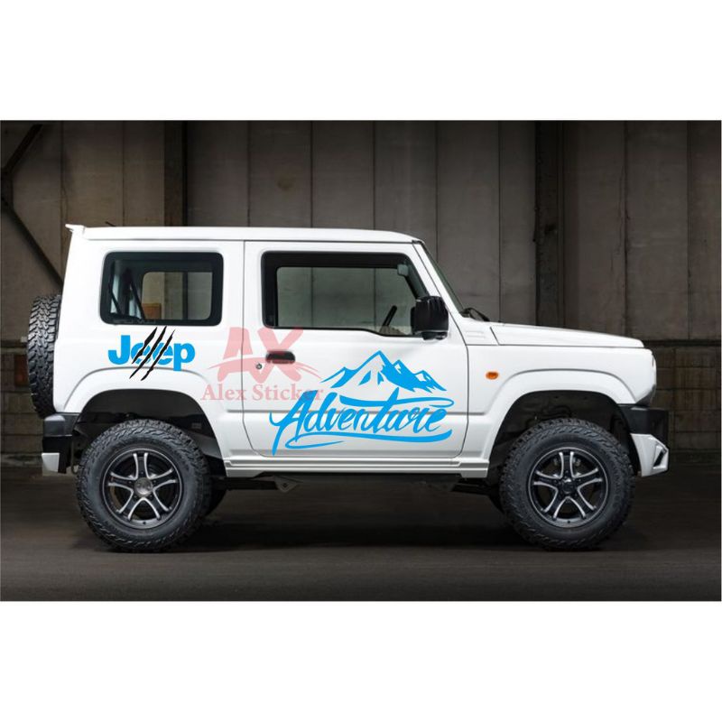 STIKER CUTTING ADVENTURE STIKER MOBIL UNIVERSAL