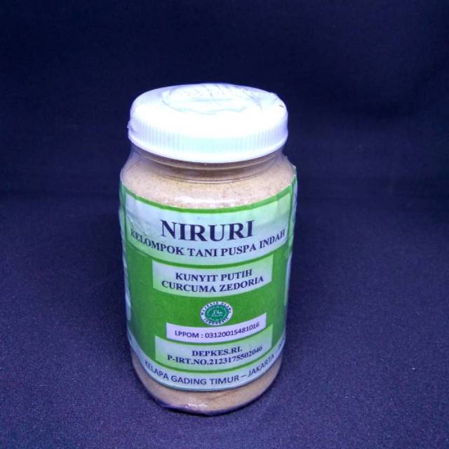 

Kunyit putih instan niruri