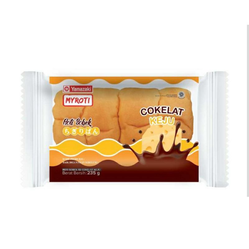 

MYROTI Roti Sobek Cokelat Keju 235 g