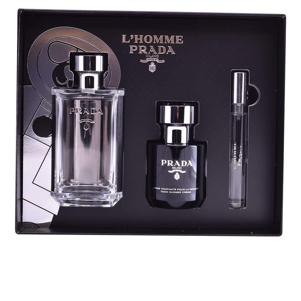 Parfum Pria Giftset Prada L'Homme for Men Original Berkualitas