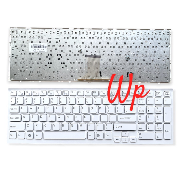 Keyboard Laptop SONY VPC-EB VPCEB VPC EB VPCEB36FG VPCEB4J1R White