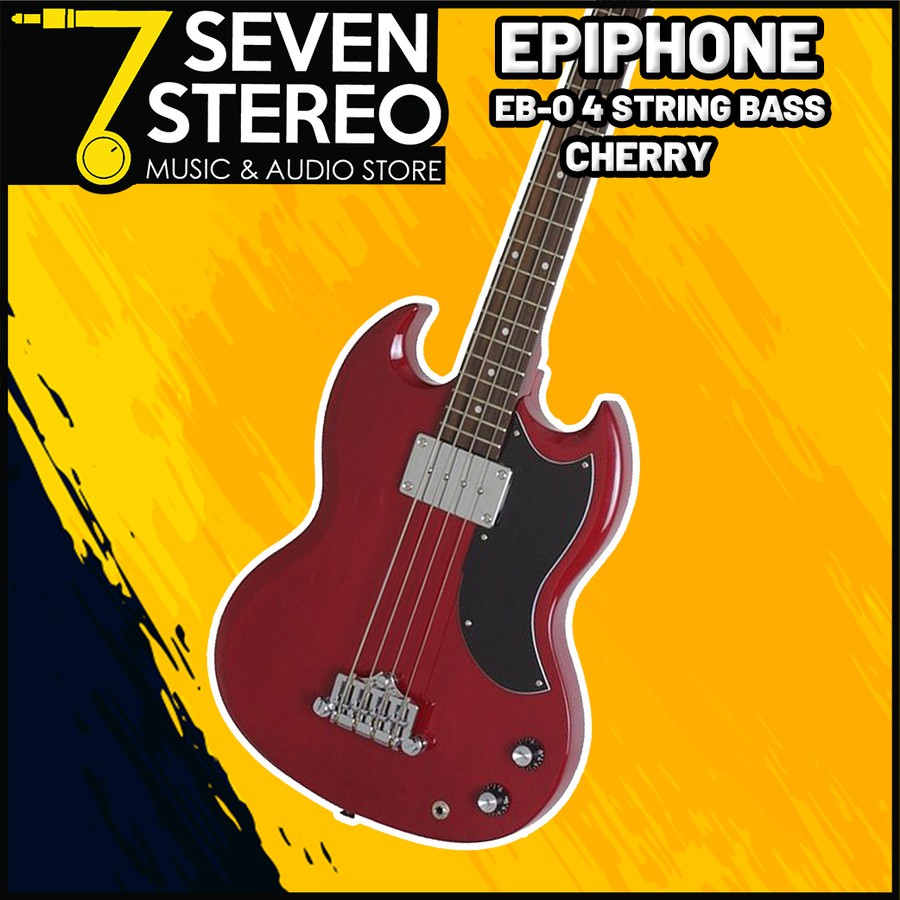 Epiphone EB-0 EBO EB 0 4-String Cherry Bass Guitar