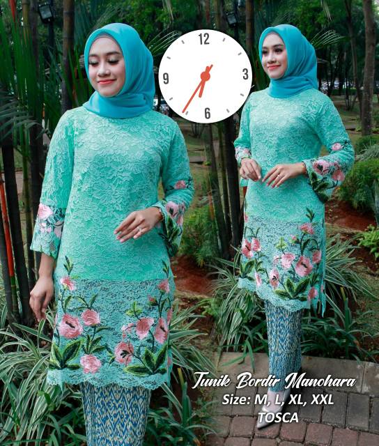 KEBAYA TUNIK BORDIR MANOHARA