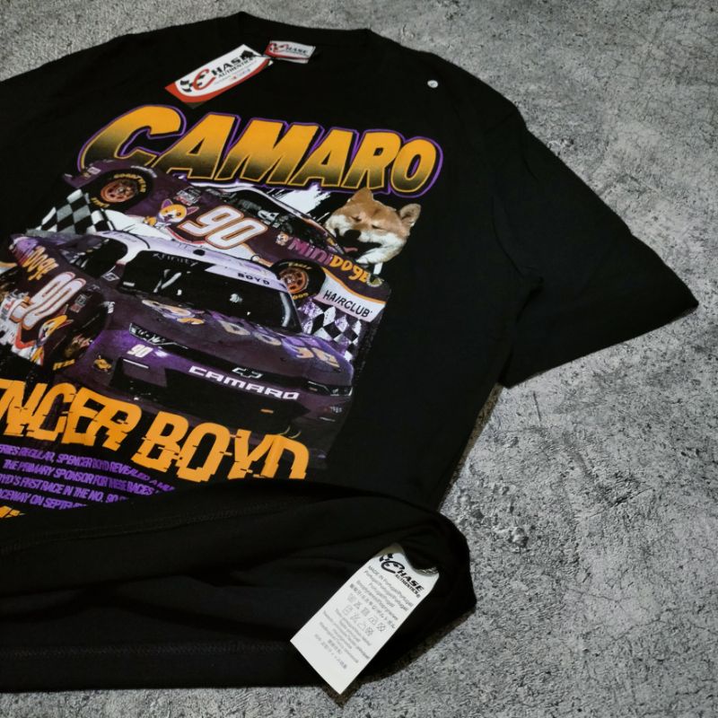 KAOS T-SHIRT OVERSIZE NASCAR CHASE AUTHENTIC CAMARO/CHAMPIONSHIP/BRAD98 VINTAGE BESTSELLER VARIAN