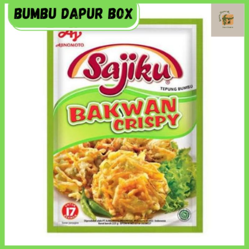 

Sajiku Tepung Bumbu Bakwan Crispy 225gr