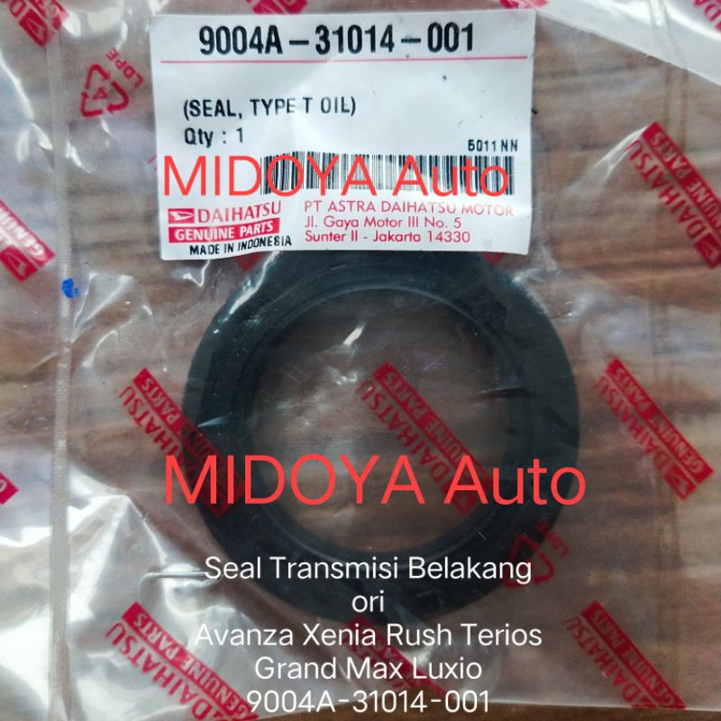 Seal Transmisi Belakang Avanza Xenia Rush Terios Grand Max Luxio ori 9004A-31014-001