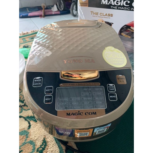 RICE COOKER YONG MA SMC 802| MAGIC COM | DIGITAL RICE COOKER |PRELOVED