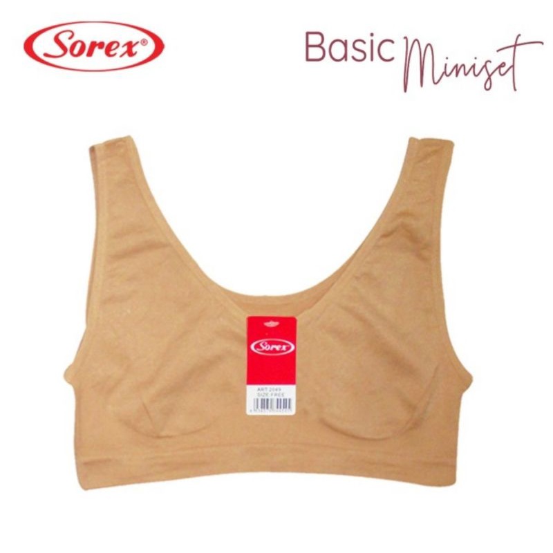 Sorex Basic Miniset Polos Anak Remaja Free Size 2049 Tanpa Kawat