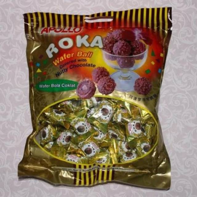 

Roka Apollo / Roka Wafer Ball / Roka isi 80 pcs / Roka isi 70 pcs / Roka Apolo / Roka / Roka Bola Coklat / Coklat