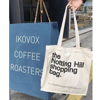 Totebag Kanvas Notting Hill shopping Bag (cirebon_cloth)