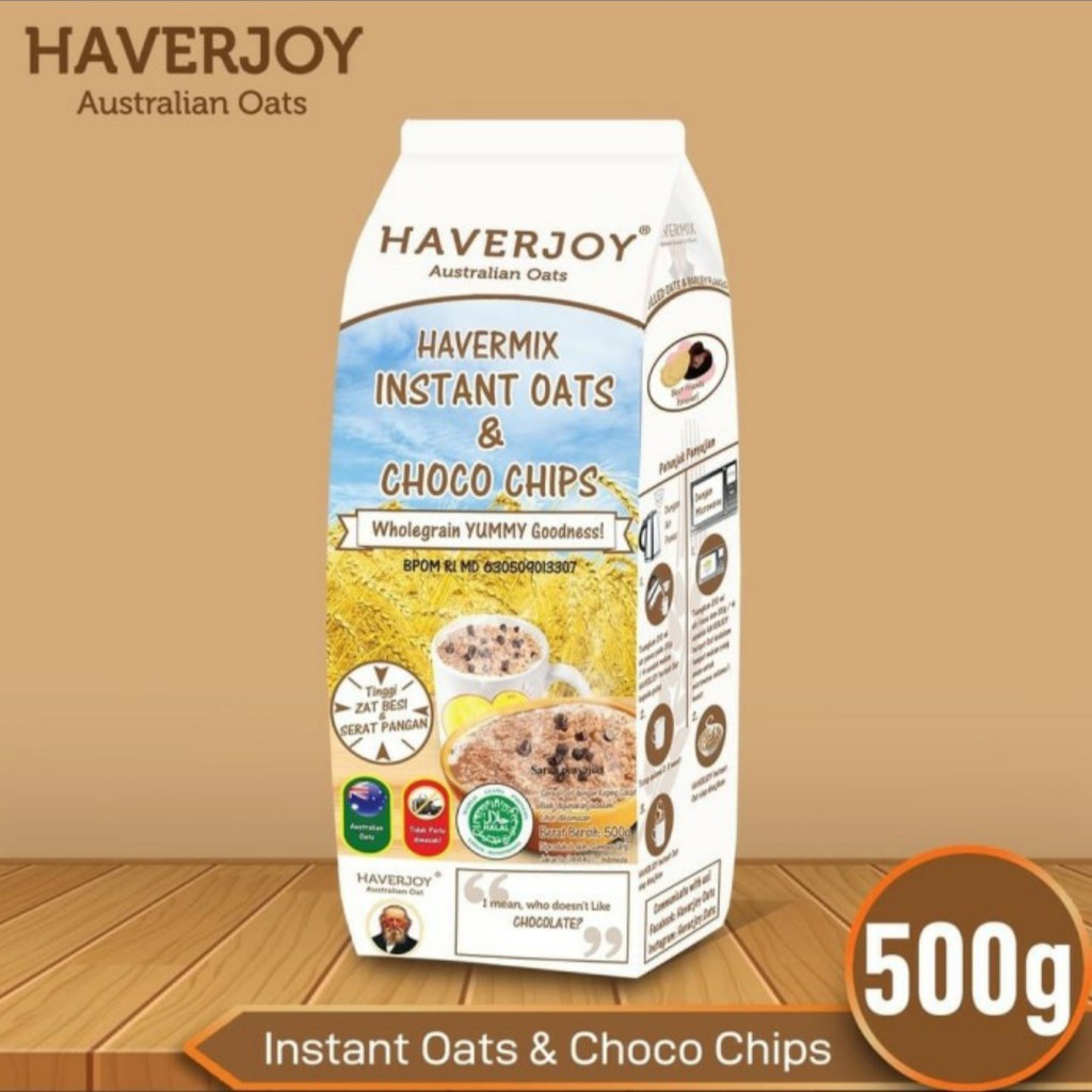 Haverjoy Havermix Instan Oats &amp; Choco Chips 500g