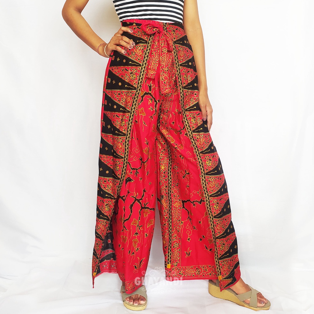 Celana Kulot Sayap Celana Kulot Kapler Celana Kulot Samurai Celana Panjang Wanita Celana Kulot Wanit