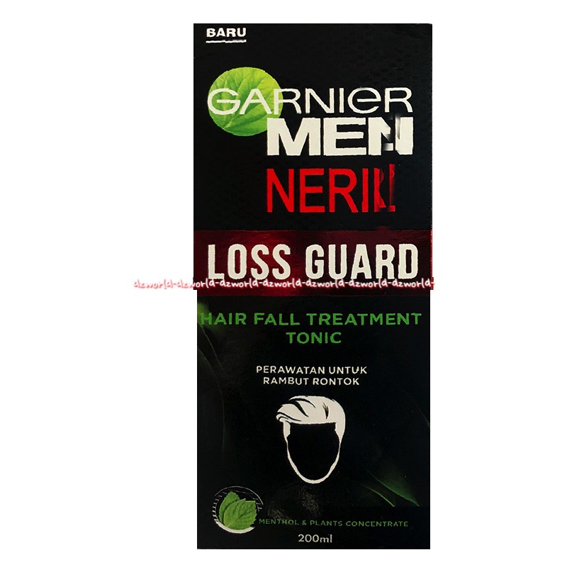 Garnier Men Neril 200ml Loss Guard Hair Fall Treatment Hair Tonic Box Merawat Kulit Kepala dan Rambut Rontok