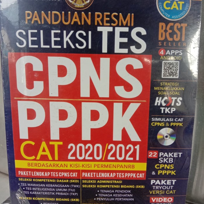 

GRATIS ONGKIR Buku PANDUAN RESMI SELEKSI TES CPNS PPK CAT 2020/2021 KPL115