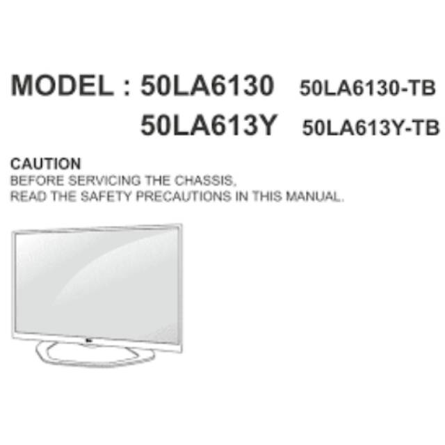 TV LG 50" LA6130