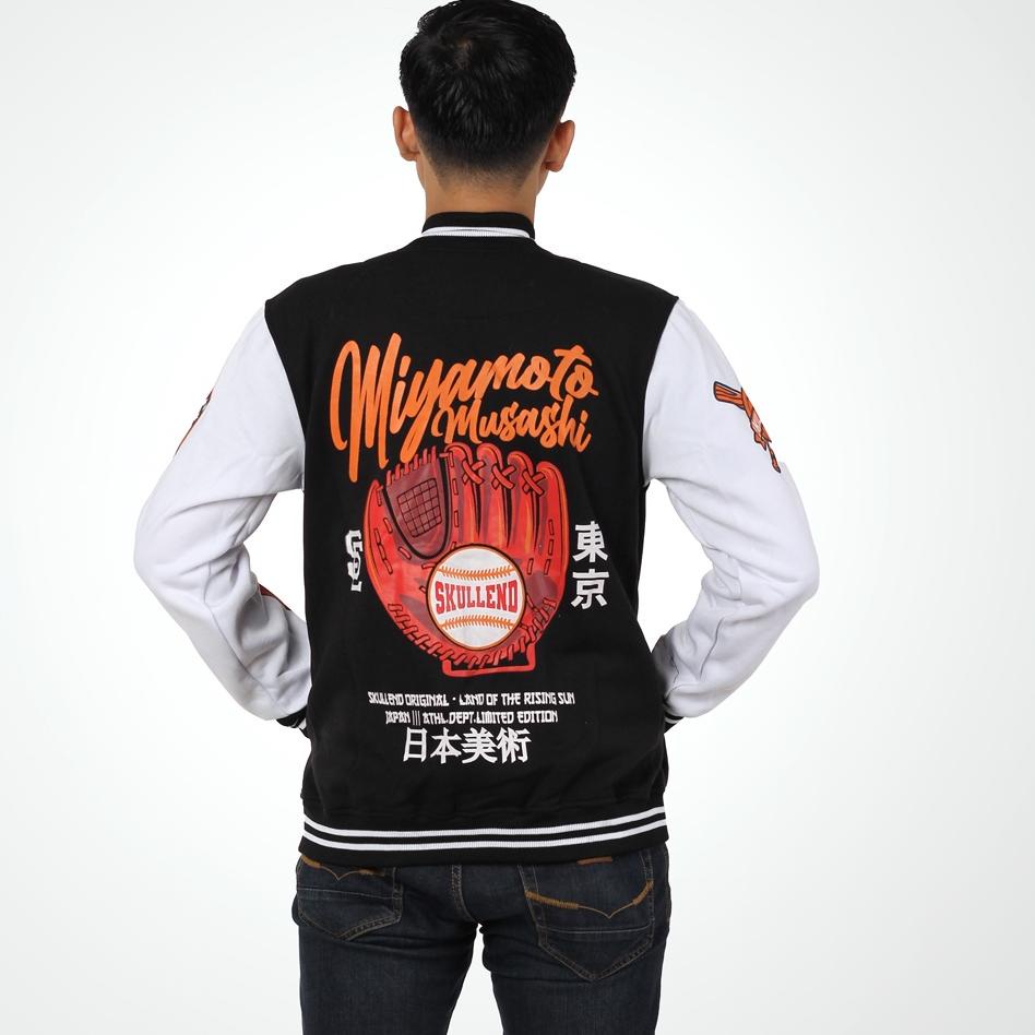 [KODE PRODUK JRT0M5993] SKULLEND Varsity Jacket Baseball Vintage Pria Wanita - Jaket Varisty Jaket B