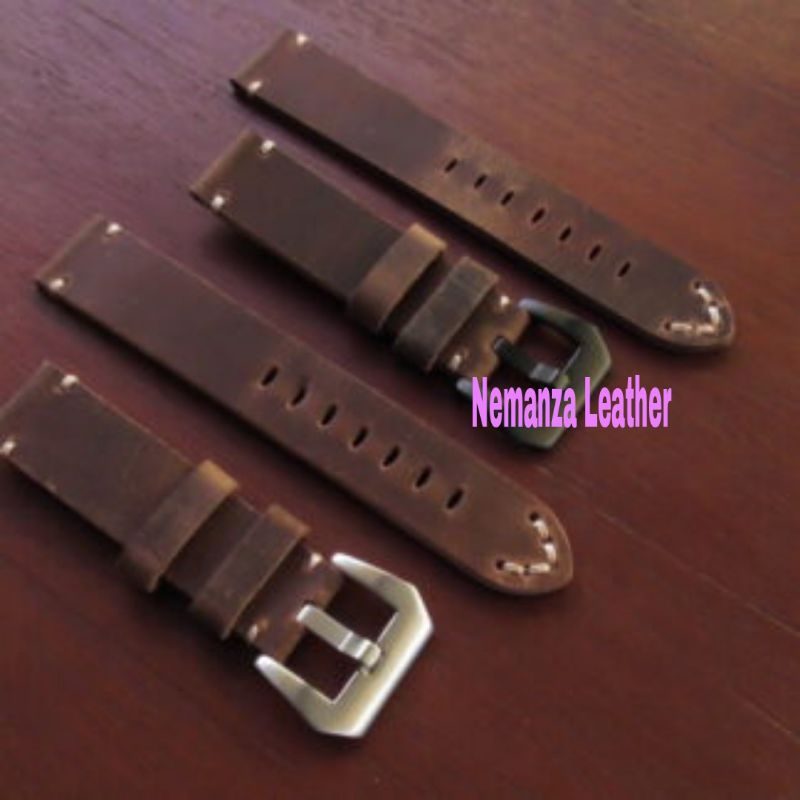 strap tali jam tangan kulit asli garut. tali jam kulit asli handmade.NL93